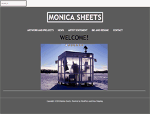 Tablet Screenshot of monicasheets.com